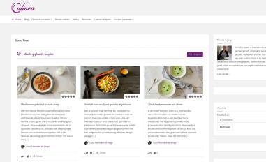 Schermafbeelding van culinea.nl