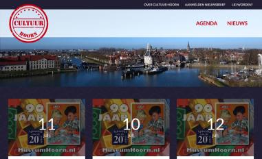 Schermafbeelding van cultuurhoorn.nl