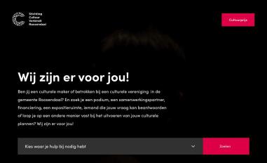 Schermafbeelding van cultuurverbindtroosendaal.nl