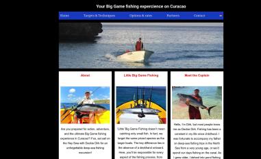 Schermafbeelding van curacaofishing.com