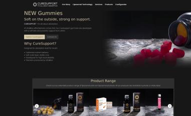 Schermafbeelding van curesupport.com