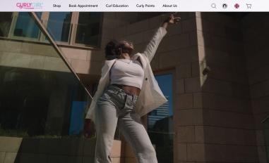 Schermafbeelding van curlygirlmovement.com