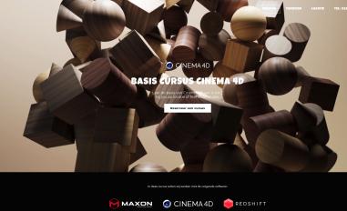 Schermafbeelding van cursuscinema4d.nl