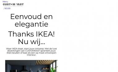 Schermafbeelding van custom-kast.nl