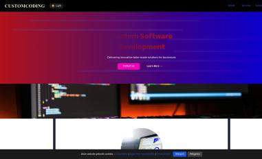 Schermafbeelding van customcoding.nl