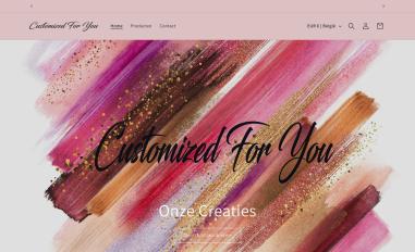 Schermafbeelding van customizedforyou.be