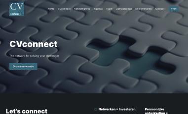 Schermafbeelding van cvconnect.net