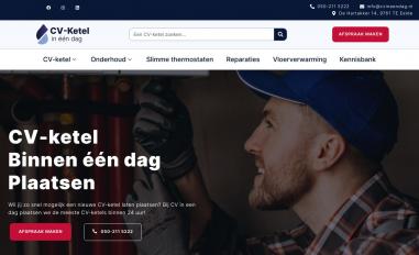Schermafbeelding van cvineendag.nl