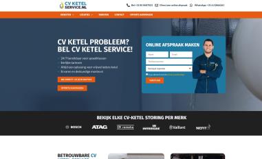 Schermafbeelding van cvketelservice.nl