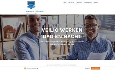 Schermafbeelding van cyberbeveiliging.com