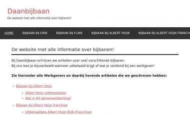 Schermafbeelding van daanbijbaan.nl