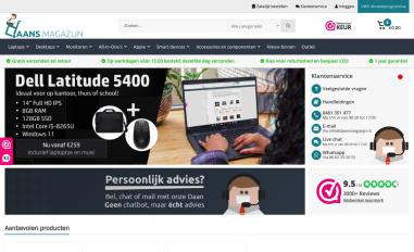 Schermafbeelding van daansmagazijn.nl