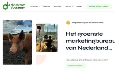 Schermafbeelding van daaromduurzaam.nl