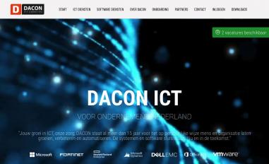 Schermafbeelding van dacon.nl