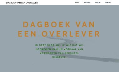 Schermafbeelding van dagboekvaneenoverlever.nl