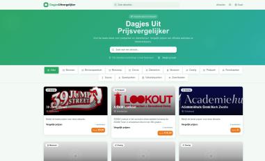Schermafbeelding van dagjesuitvergelijker.nl