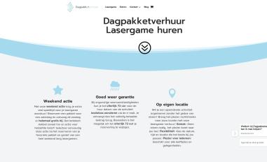 Schermafbeelding van dagpakketverhuur.nl