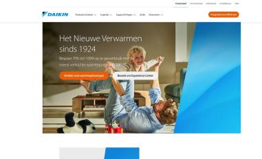 Schermafbeelding van daikin.nl