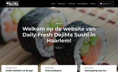 Schermafbeelding van dailyfreshdejimasushi.sitedish.shop