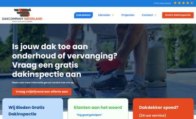 Schermafbeelding van dakcompanynederland.nl
