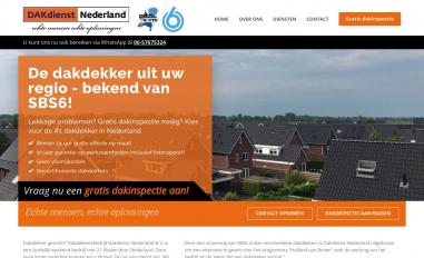 Schermafbeelding van dakdienstnederland.nl