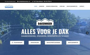Schermafbeelding van dakenheer.nl