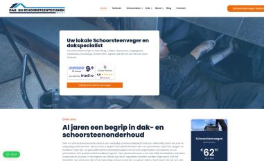 Schermafbeelding van dakenschoorsteentechniekwest.nl