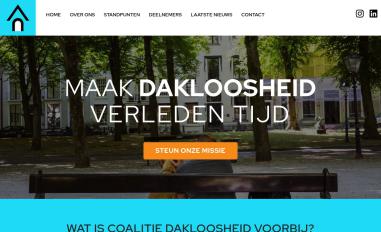 Schermafbeelding van dakloosheidvoorbij.nl