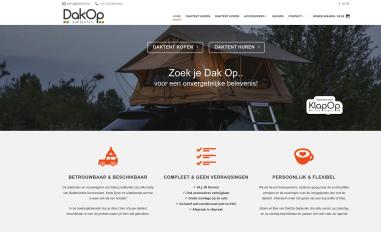Schermafbeelding van dakop.nl