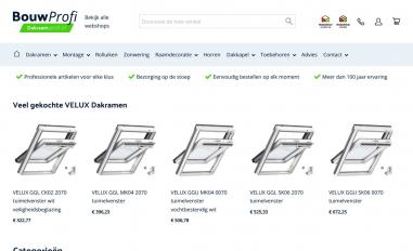 Schermafbeelding van dakraamprofi.nl