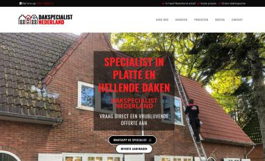 Schermafbeelding van dakspecialistnl.nl