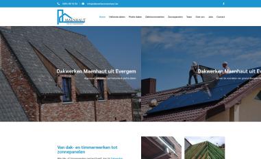 Schermafbeelding van dakwerkenmaenhaut.be