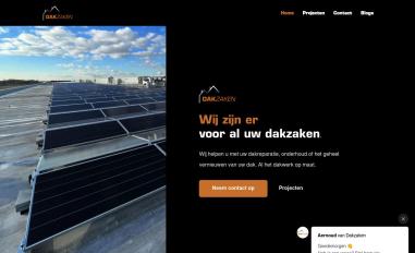 Schermafbeelding van dakzaken.nl