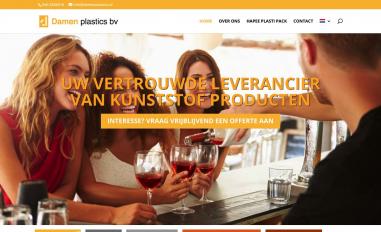 Schermafbeelding van damenplastics.nl