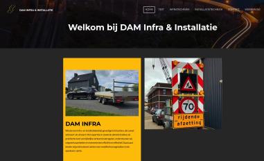 Schermafbeelding van daminfra.nl