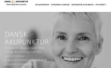 Schermafbeelding van dansk-akupunktur.dk