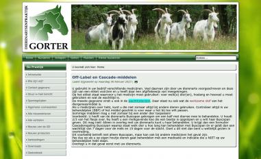 Schermafbeelding van dapgorter.nl