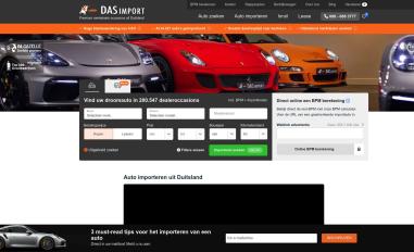 Schermafbeelding van dasimport.nl