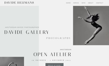 Schermafbeelding van davidegallery.com