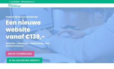 Schermafbeelding van davium.nl