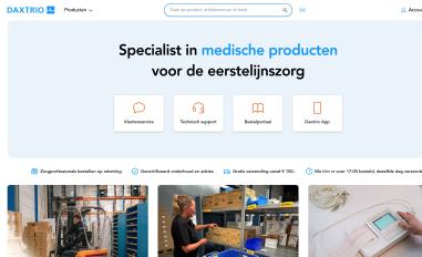 Schermafbeelding van daxtrio.nl