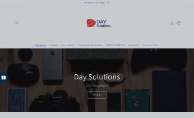 Schermafbeelding van daysolutions.store