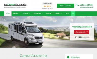 Schermafbeelding van de-camperverzekering.nl