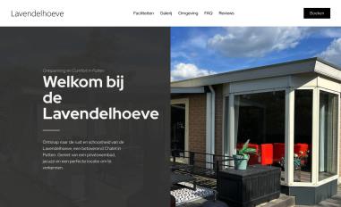 Schermafbeelding van de-lavendelhoeve.nl