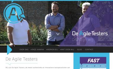 Schermafbeelding van deagiletesters.nl