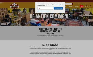 Schermafbeelding van deantiekcompagnie.nl
