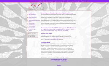 Schermafbeelding van debeeldendtherapeut.nl