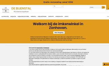 Schermafbeelding van debijenstal.com