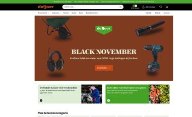 Schermafbeelding van deboerdrachten.nl