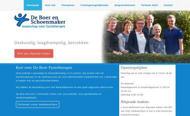 Schermafbeelding van deboerenschoenmaker.nl